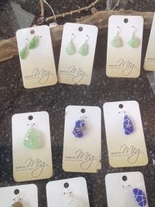 Local Sea Glass Jewelry Islands Art and Bookstore