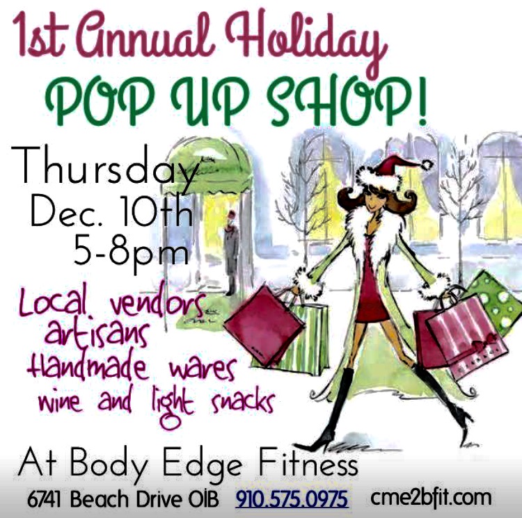 Holiday Pop Up Shop Body Edge Fitness