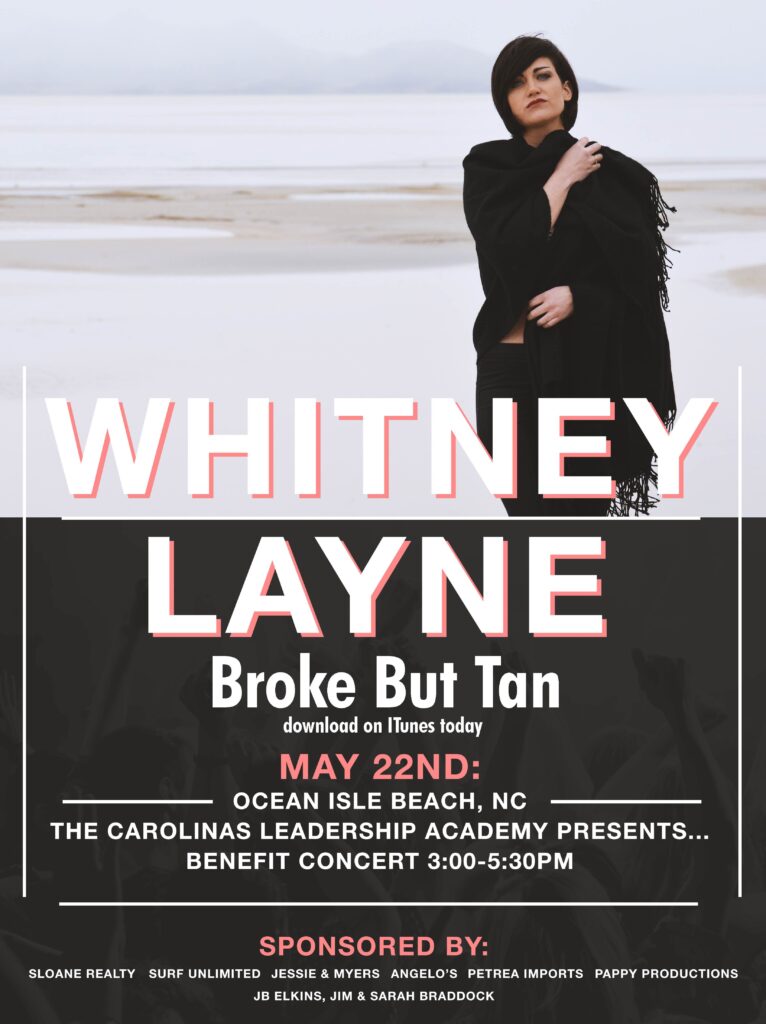 Whitney Lane Benefit Concert - May 22nd
