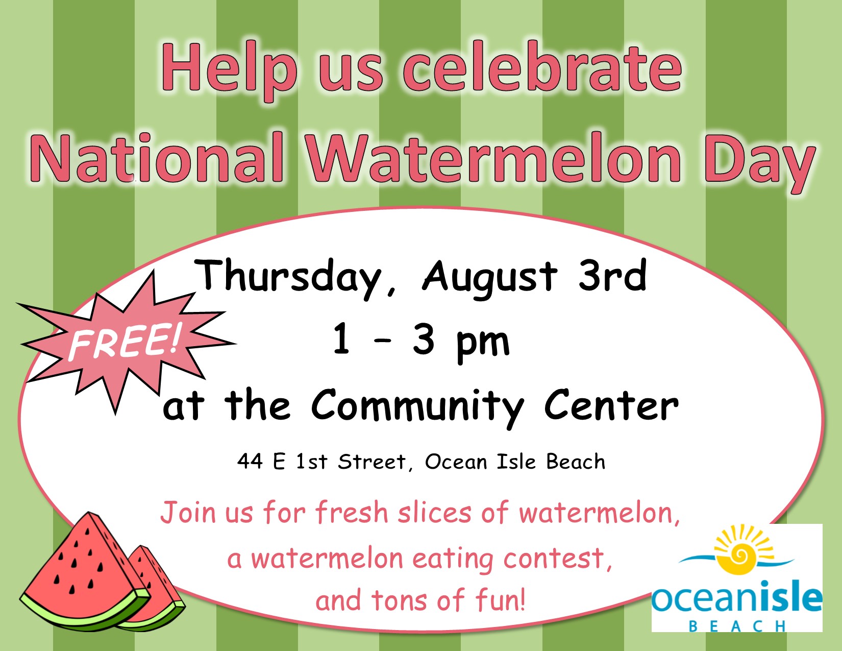 Watermelon Day Ocean Isle Beach