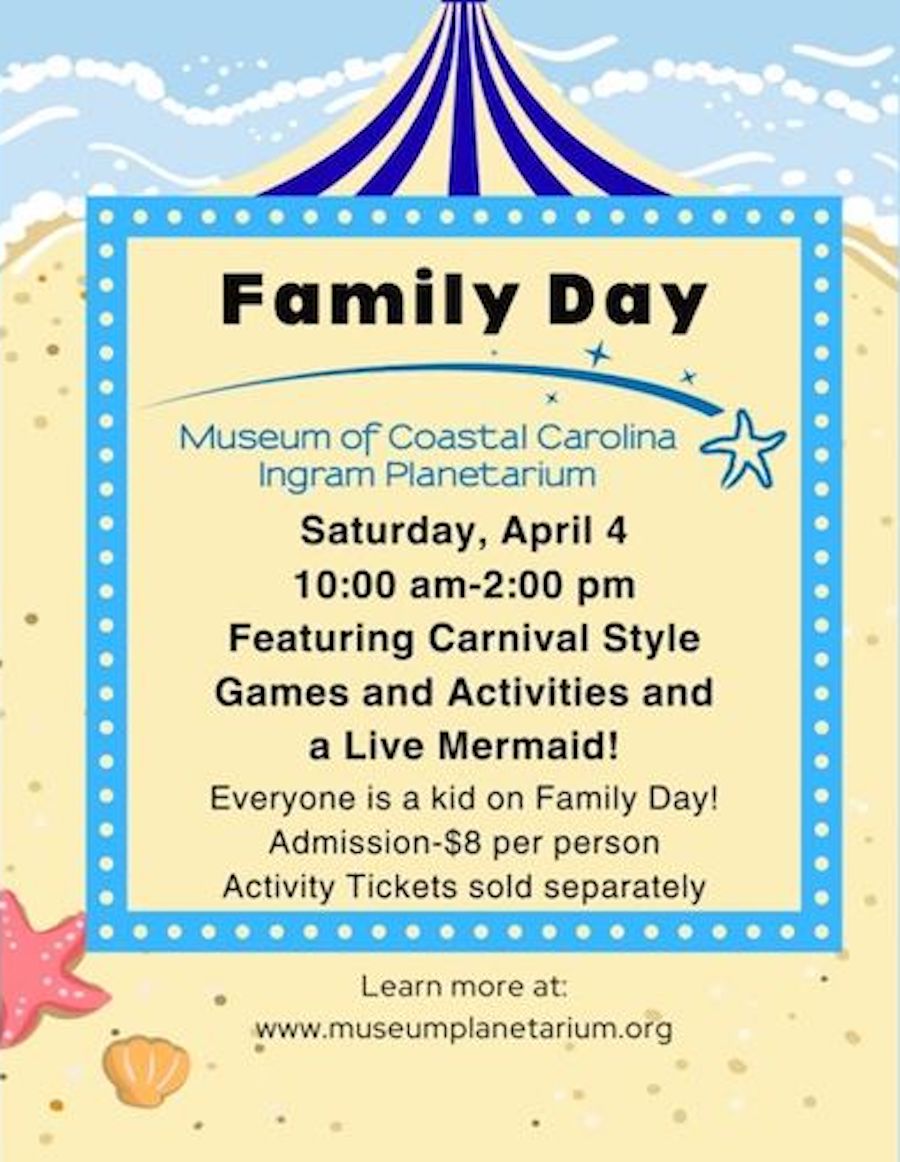 Family Day At The Museum of Coastal Carolina